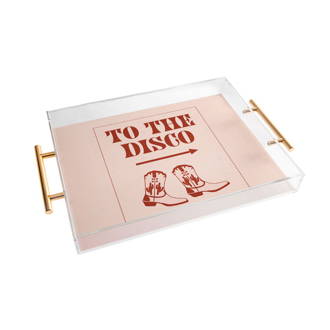 NicNiccrineDesigns To the Disco I Acrylic Tray
