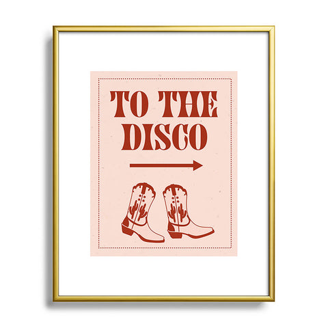 NicNiccrineDesigns To the Disco I Metal Framed Art Print