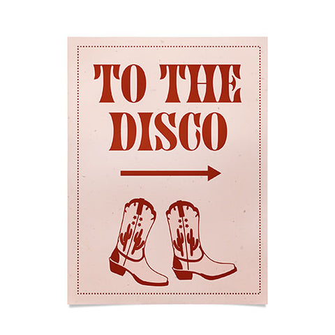 NicNiccrineDesigns To the Disco I Poster