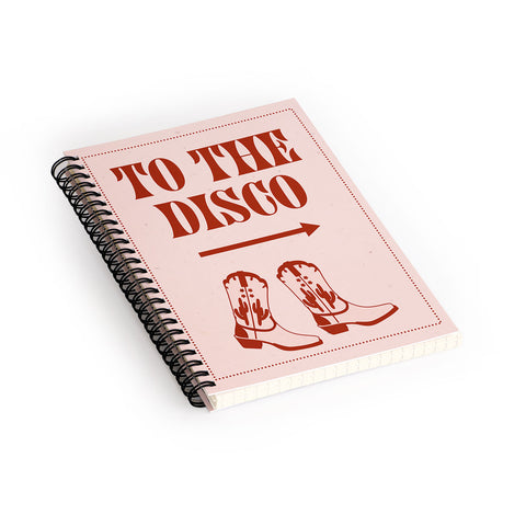NicNiccrineDesigns To the Disco I Spiral Notebook