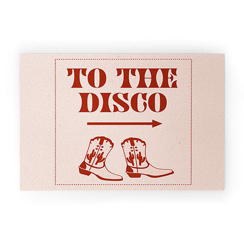 NicNiccrineDesigns To the Disco I Welcome Mat