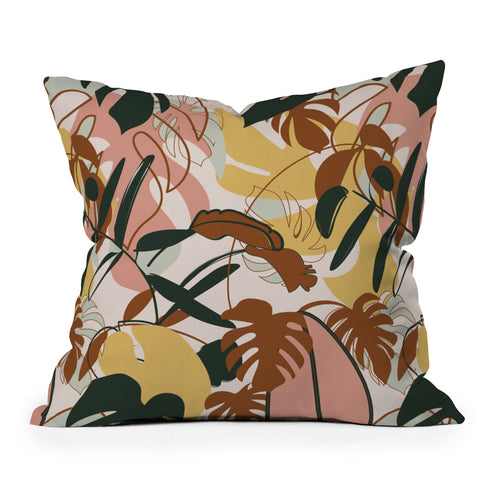 Nika BOHO JUNGLE Outdoor Throw Pillow