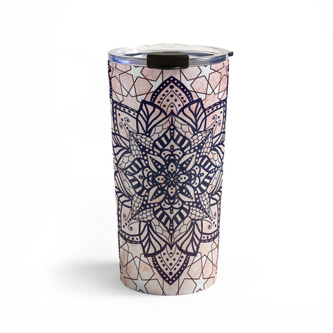 Nika BOHO MOSAIC MANDALA Travel Mug