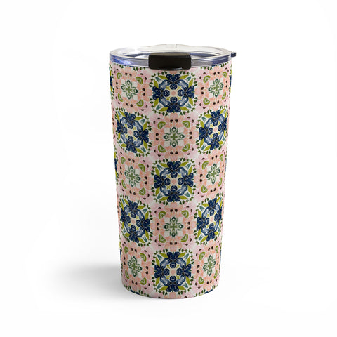 Nika FLORAL TILE Travel Mug