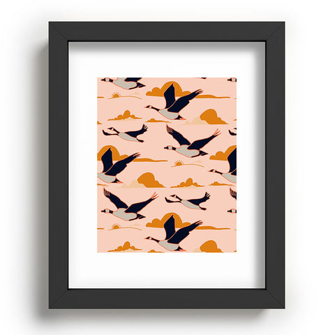 Nika GEESE FLIGHT TOGETHER Recessed Framing Rectangle