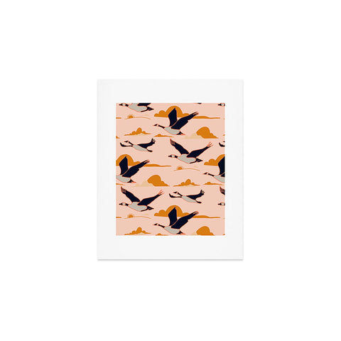 Nika GEESE FLIGHT TOGETHER Art Print
