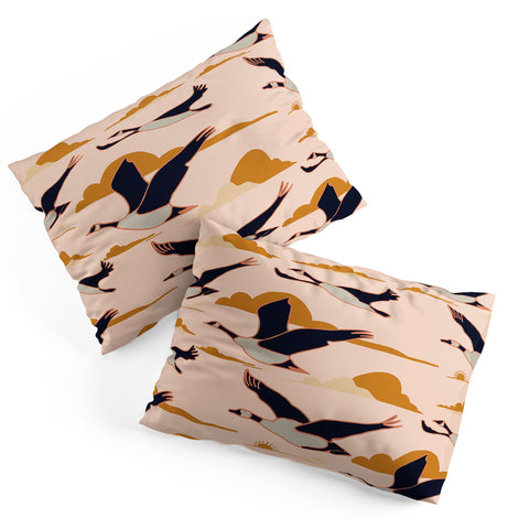 Nika GEESE FLIGHT TOGETHER Pillow Shams
