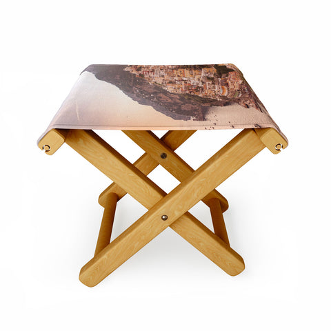 Ninasclicks Positano at sunset Amalfi Coast Folding Stool