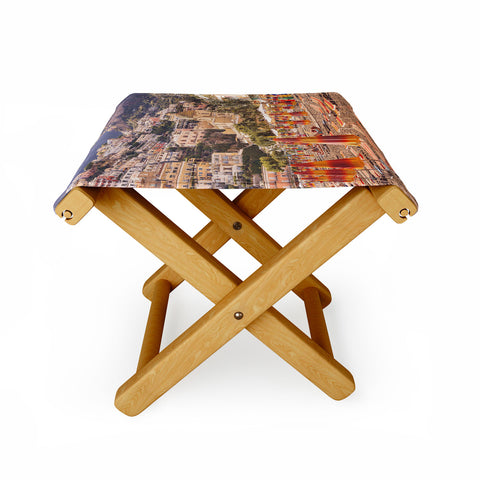 Ninasclicks Positano from the beach Folding Stool