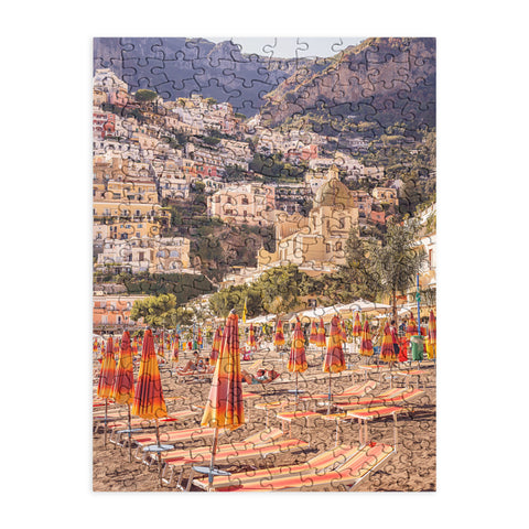 Ninasclicks Positano from the beach Puzzle