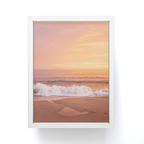 Ninasclicks Sunshine sea good vibes Framed Mini Art Print