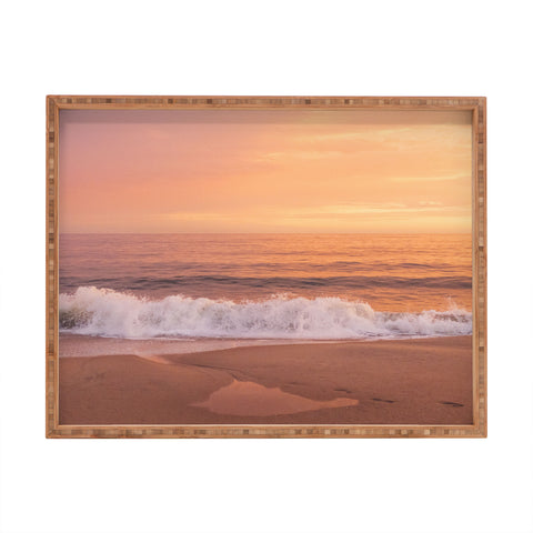 Ninasclicks Sunshine sea good vibes Rectangular Tray