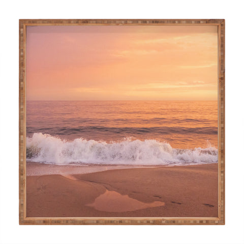 Ninasclicks Sunshine sea good vibes Square Tray