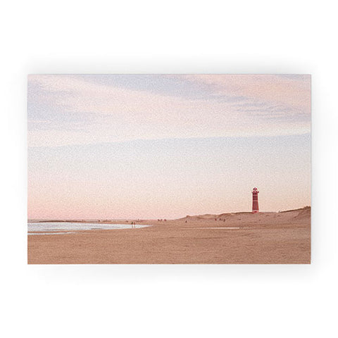 Ninasclicks The beach and the lighthouse Welcome Mat