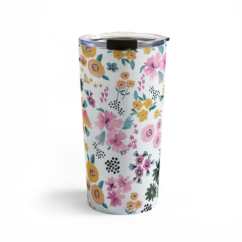 Ninola Design Artful little flowers summer Travel Mug