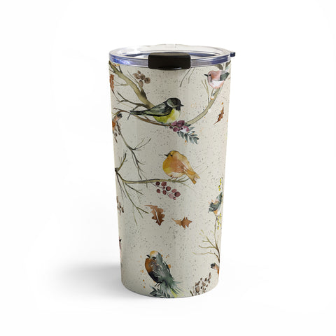 Ninola Design Birds Tree Classic Cottage Travel Mug