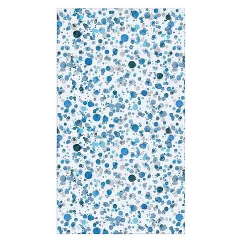 Ninola Design Blue Ink Drops Texture Tablecloth