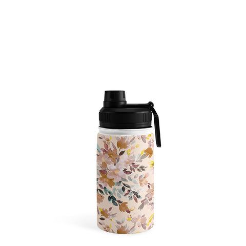 Ninola Design Botanic Retreat Floral Oleander Whimsical Soft Pink Water Bottle