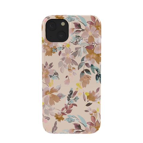 Ninola Design Botanic Retreat Floral Oleander Whimsical Soft Pink Phone Case