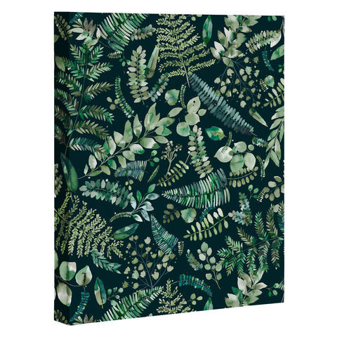 Ninola Design Botanical collection Dark Art Canvas