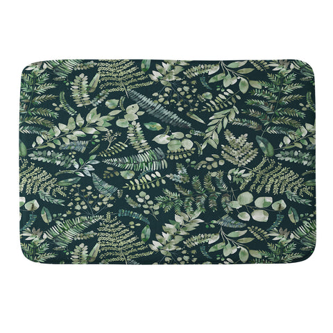 Ninola Design Botanical collection Dark Memory Foam Bath Mat