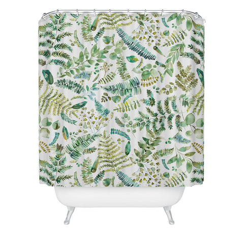Ninola Design Botanical collection Shower Curtain