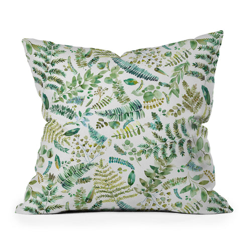 Ninola Design Botanical collection Throw Pillow