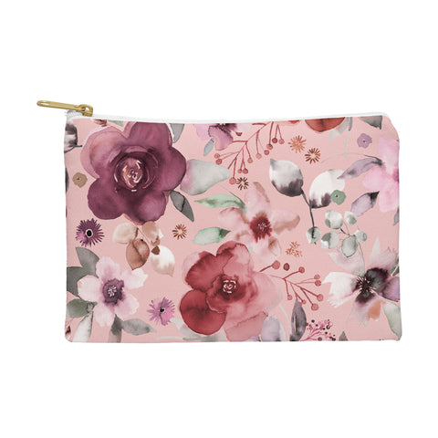 Ninola Design Bountiful bouquet Pink Romance Pouch