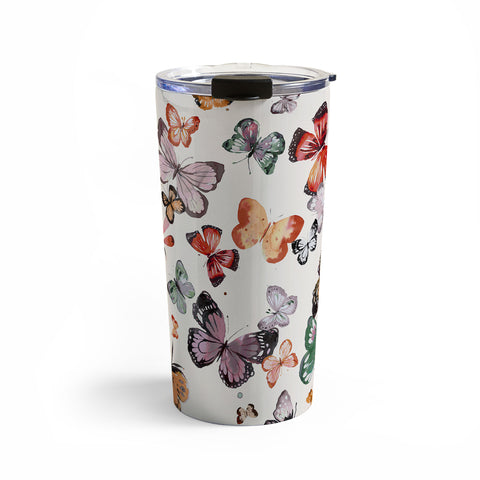 Ninola Design Butterflies wings countryside Travel Mug