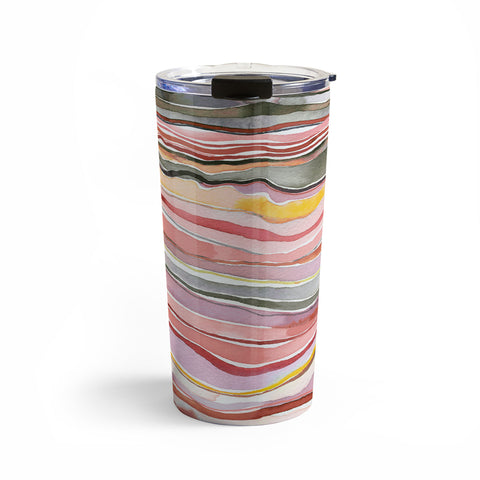 Ninola Design Canyon mountains landscape Red Travel Mug