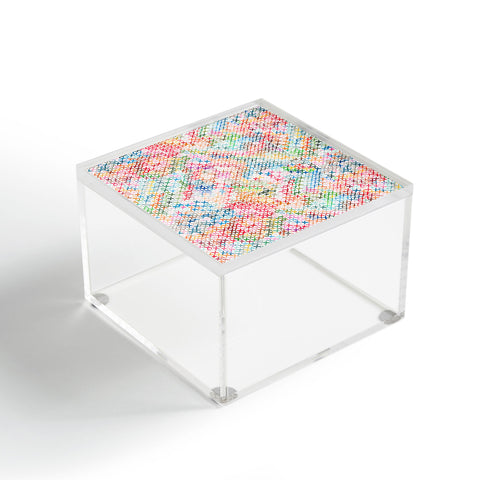 Ninola Design Charming Nostalgia Crosstitch Multicolored Acrylic Box