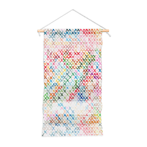 Ninola Design Charming Nostalgia Crosstitch Multicolored Wall Hanging Portrait