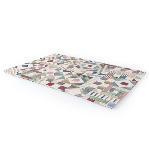 Ninola Design Charming Nostalgia Geometric Tiles Area Rug