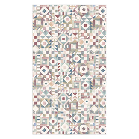Ninola Design Charming Nostalgia Geometric Tiles Tablecloth