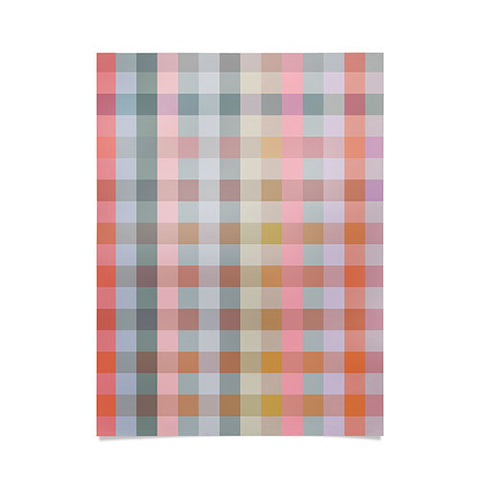 Ninola Design Charming Nostalgia Gingham Checks Poster