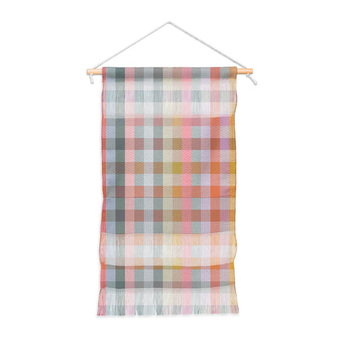 Ninola Design Charming Nostalgia Gingham Checks Wall Hanging Portrait