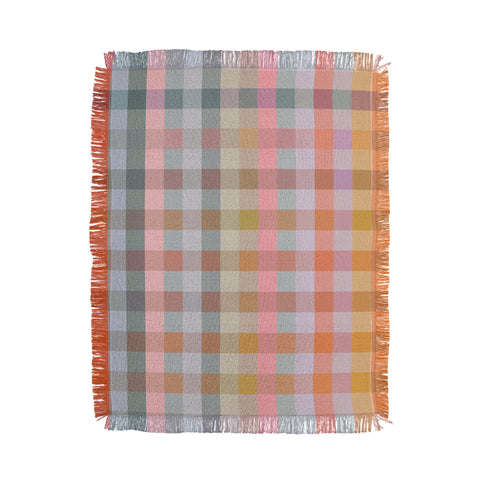Ninola Design Charming Nostalgia Gingham Checks Throw Blanket