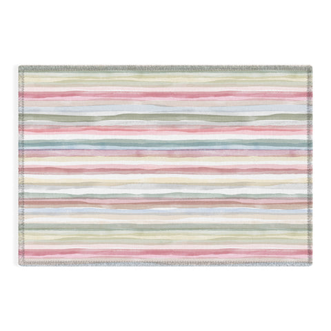Ninola Design Charming Nostalgia Handmade Summer Stripes Outdoor Rug