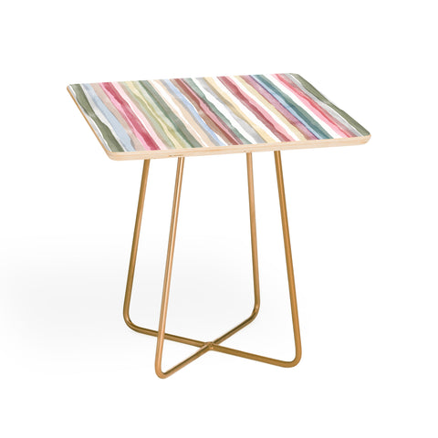 Ninola Design Charming Nostalgia Handmade Summer Stripes Side Table