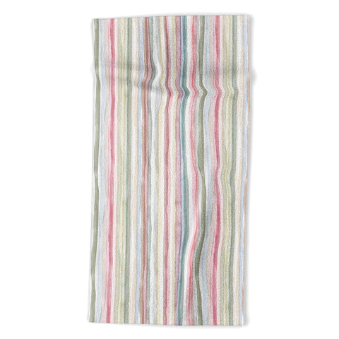 Ninola Design Charming Nostalgia Handmade Summer Stripes Beach Towel