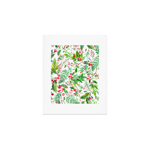 Ninola Design Christmas Nature Botanical Art Print