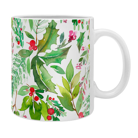 Ninola Design Christmas Nature Botanical Coffee Mug