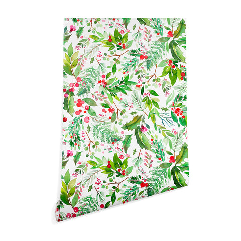 Ninola Design Christmas Nature Botanical Wallpaper