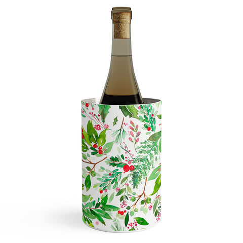 Ninola Design Christmas Nature Botanical Wine Chiller