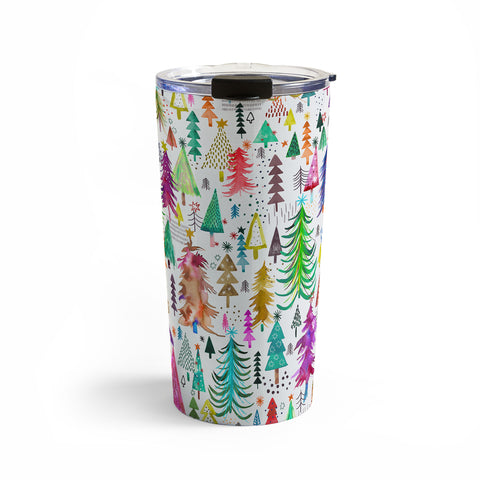 Ninola Design Christmas Trees Simply Modern Travel Mug