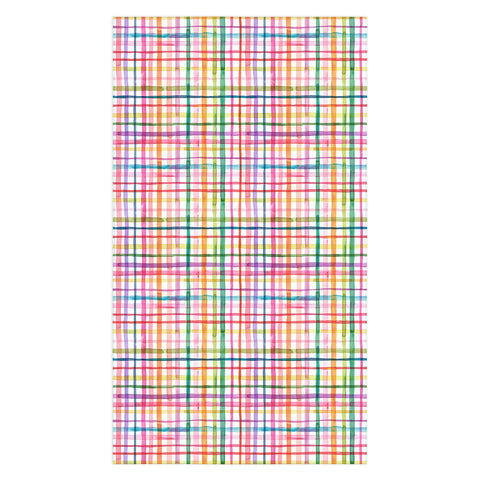 Ninola Design Color Grid Plaids Watercolor 1 Tablecloth
