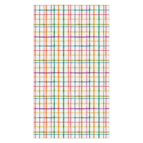 Ninola Design Color Grid Plaids Watercolor 2 Tablecloth