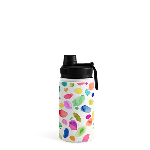 Ninola Design Color Joy Abstract Colorful Water Bottle