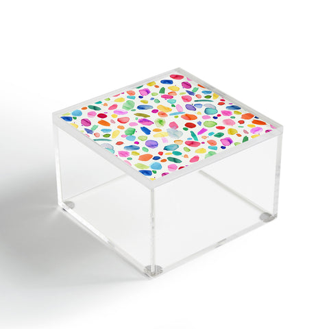 Ninola Design Color Joy Abstract Colorful Acrylic Box