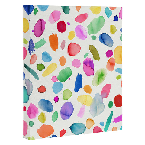 Ninola Design Color Joy Abstract Colorful Art Canvas
